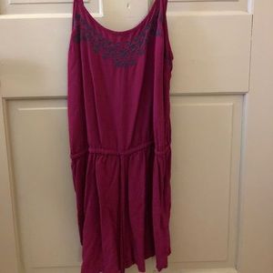 Maroon light weight romper